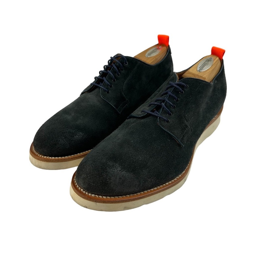 Dsquared2 Blue Suede Mens Shoes Vibram Morflex Sole LS408 Size 43 EU